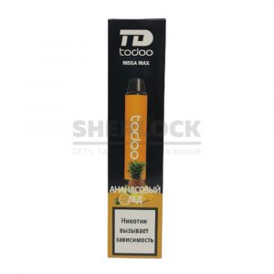Электронная сигарета TODOO MEGA MAX 2500 (Ананасовый лед) купить с доставкой в Екатеринбургу и области, по России и СНГ. Цена. Изображение №12. 
