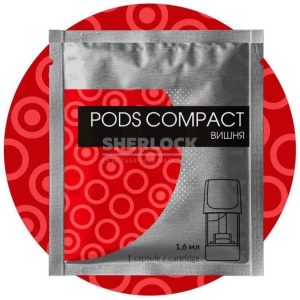 Капсула  Pods Compact для Logic 1,5 % Вишня купить с доставкой в Екатеринбургу и области, по России и СНГ. Цена. Изображение №5. 