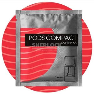 Капсула  Pods Compact для Logic 1,5% Клубника купить с доставкой в Екатеринбургу и области, по России и СНГ. Цена. Изображение №20. 