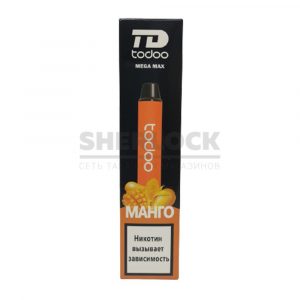 Электронная сигарета TODOO MEGA MAX 2500 (Манго) купить с доставкой в Екатеринбургу и области, по России и СНГ. Цена. Изображение №13. 