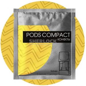 Капсула  Pods Compact для Logic 1,5 % Конфеты купить с доставкой в Екатеринбургу и области, по России и СНГ. Цена. Изображение №8. 