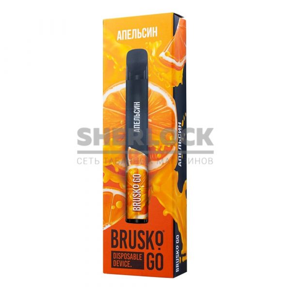 Электронная сигарета BRUSKO GO 800 (Апельсин) купить с доставкой в Екатеринбургу и области, по России и СНГ. Цена. Изображение №5. 