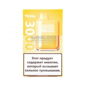 Электронная сигарета VOZOL ALIEN 3000 (Лимонный йогурт) купить с доставкой в Екатеринбургу и области, по России и СНГ. Цена. Изображение №8. 
