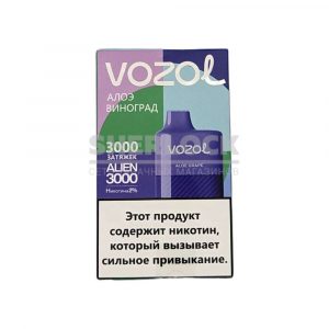 Электронная сигарета VOZOL ALIEN 3000 (Персик) купить с доставкой в Екатеринбургу и области, по России и СНГ. Цена. Изображение №3. 