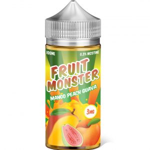 Жидкость Fruit Monster Mango Peach Guava (100 мл) купить с доставкой в Екатеринбургу и области, по России и СНГ. Цена. Изображение №5. 