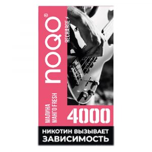 Электронная сигарета NOQO 4000 (Малина Манго Фреш) купить с доставкой в Екатеринбургу и области, по России и СНГ. Цена. Изображение №5. 