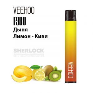 Электронная сигарета VEEHOO F980 2000 (Дыня лимон киви) купить с доставкой в Екатеринбургу и области, по России и СНГ. Цена. Изображение №12. 