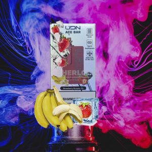 UDN ACE BAR 5000 Strawberry Banana (Клубника Банан) купить с доставкой в Екатеринбургу и области, по России и СНГ. Цена. Изображение №16. 
